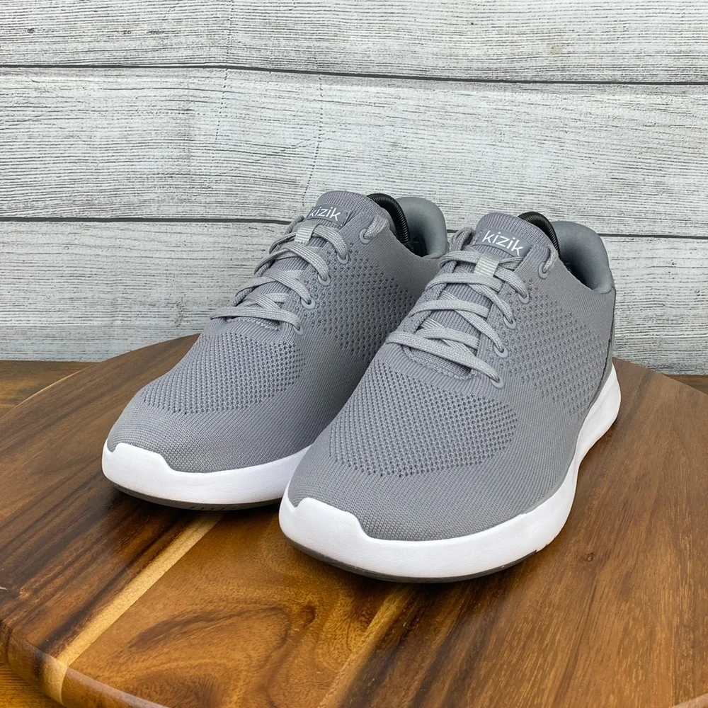 Kizik Women’s Lima Grey Hands Free Comfort Shoes Sneaker Size 10 Extra Wide